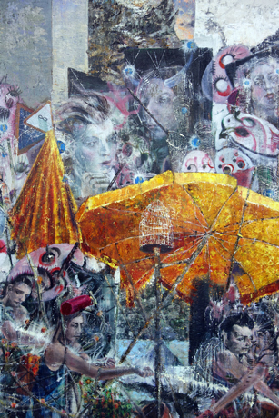 Nachmittag · 600 × 330 cm - Painting by Michael Kunze