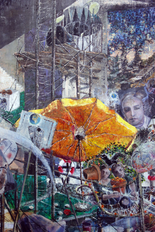 Nachmittag · 600 × 330 cm - Painting by Michael Kunze