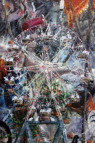Nachmittag · 600 × 330 cm - Painting by Michael Kunze