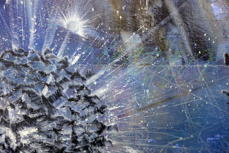 Nachmittag · 600 × 330 cm - Painting by Michael Kunze