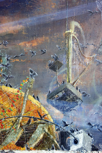 Nachmittag · 600 × 330 cm - Painting by Michael Kunze