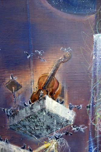 Nachmittag · 600 × 330 cm - Painting by Michael Kunze