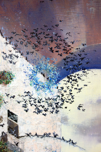 Nachmittag · 600 × 330 cm - Painting by Michael Kunze