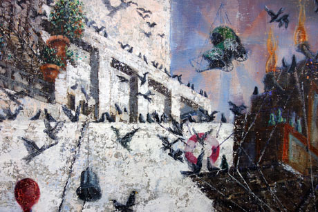 Nachmittag · 600 × 330 cm - Painting by Michael Kunze