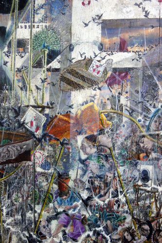 Nachmittag · 600 × 330 cm - Painting by Michael Kunze
