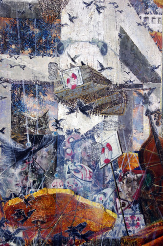 Nachmittag · 600 × 330 cm - Painting by Michael Kunze