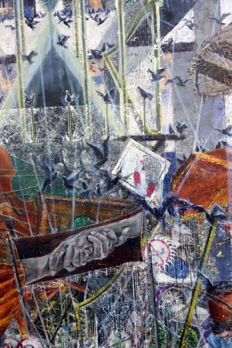 Nachmittag · 600 × 330 cm - Painting by Michael Kunze
