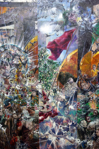 Nachmittag · 600 × 330 cm - Painting by Michael Kunze