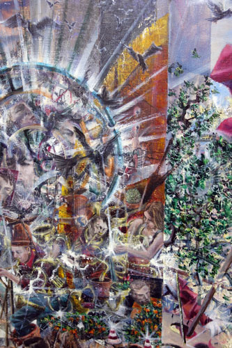 Nachmittag · 600 × 330 cm - Painting by Michael Kunze