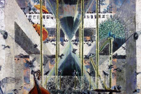 Nachmittag · 600 × 330 cm - Painting by Michael Kunze