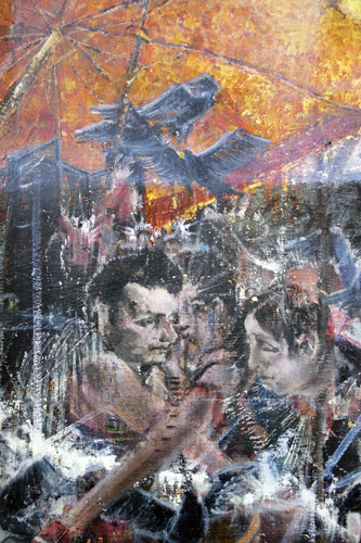 Nachmittag · 600 × 330 cm - Painting by Michael Kunze