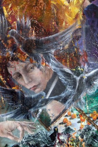 Nachmittag · 600 × 330 cm - Painting by Michael Kunze