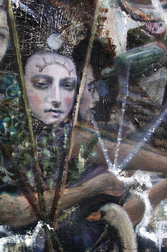 Nachmittag · 600 × 330 cm - Painting by Michael Kunze