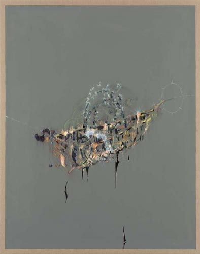 Was ist Metaphysik?/Aquamarin · What is Metaphysics?/Aquamarine - Painting by Michael Kunze