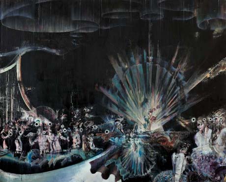 IRAS/Abglanz II · IRAS/Reflection II - Painting by Michael Kunze