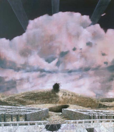 Zenit · Zenith - Painting by Michael Kunze