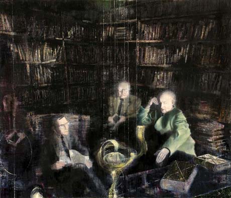 Was ist Metaphysik?/Spiegel Interview I · What is Metaphysics?/Spiegel Interview I - Painting by Michael Kunze