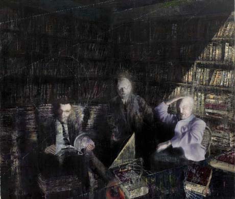 Was ist Metaphysik?/Spiegel Interview III · What is Metaphysics?/Spiegel Interview III - Painting by Michael Kunze