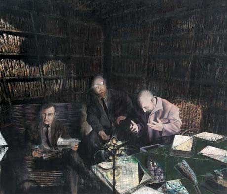 Was ist Metaphysik?/Spiegel Interview V · What is Metaphysics?/Spiegel Interview V - Painting by Michael Kunze