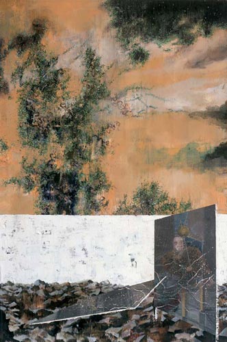 Buchstabierfalle A · Spelling Trap A - Painting by Michael Kunze