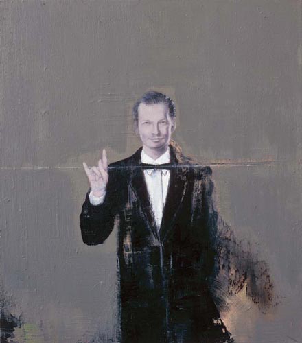 Scherenschleife · Scissors Loop - Painting by Michael Kunze