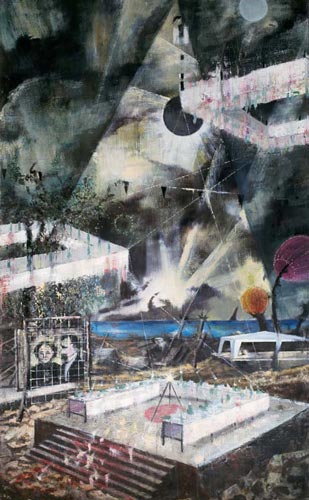Z. H. Peter Gast I · Z. H. Peter Gast I - Painting by Michael Kunze