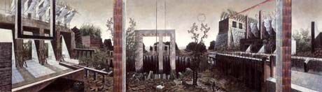 Zuletzt Regen usw. · Finally Rain, etc. - Painting by Michael Kunze