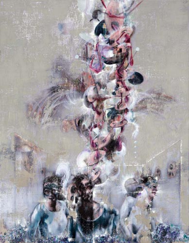 Stich · Stitch - Painting by Michael Kunze