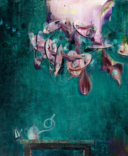 Fall · Fall/Case - Painting by Michael Kunze