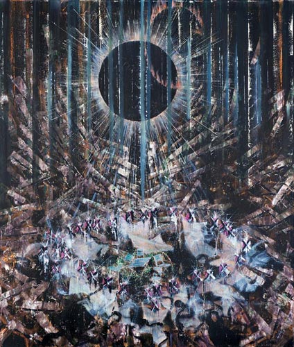Punkt · Point - Painting by Michael Kunze