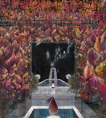 Initial · Initial - Painting by Michael Kunze