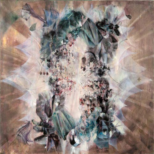 Ruperts Worte, Grablegung · Rupert's Words, Entombment - Painting by Michael Kunze
