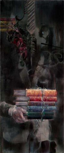 Ruperts Worte, Verrat · Rupert's Words, Betrayal - Painting by Michael Kunze