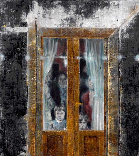 Paolos Theorie I · Paolo's Theory I - Painting by Michael Kunze