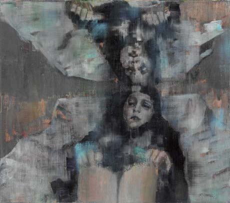 Paolos Theorie III · Paolo's Theory III - Painting by Michael Kunze