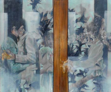 Paolos Theorie V · Paolo's Theory V - Painting by Michael Kunze