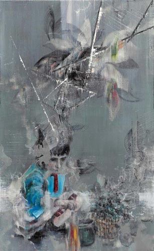 Paolos Theorie VII · Paolo's Theory VII - Painting by Michael Kunze