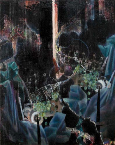 Pleroma/Schnitt I · Pleroma/Cut I - Painting by Michael Kunze