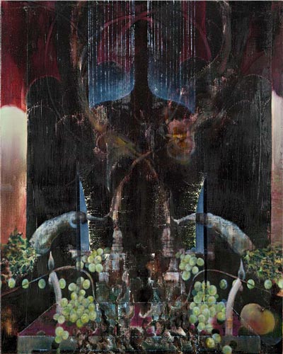 Pleroma/Schnitt II · Pleroma/Cut II - Painting by Michael Kunze