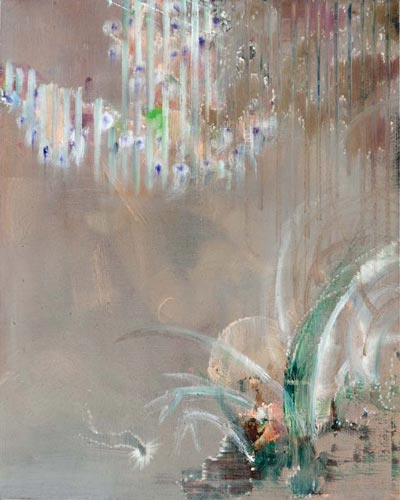 Blitz/Grab I · Lightning/Grave I - Painting by Michael Kunze