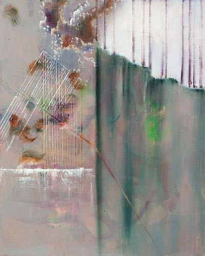Blitz/Grab II · Lightning/Grave II - Painting by Michael Kunze
