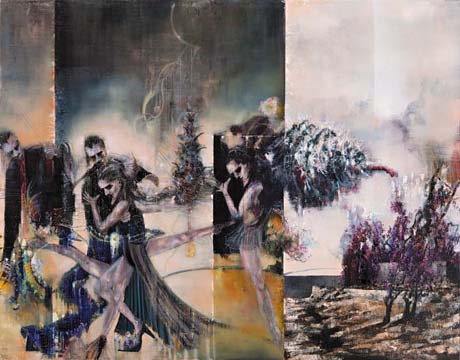Heliotrop · Heliotrope - Painting by Michael Kunze