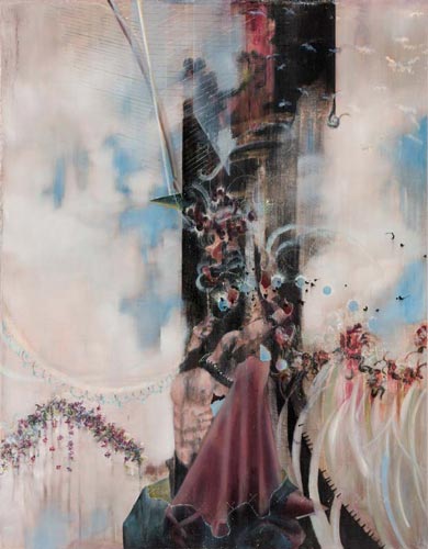 Turin Reservoir II · Turin Reservoir II - Painting by Michael Kunze