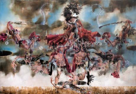 IRAS/300 I · IRAS/300 I - Painting by Michael Kunze