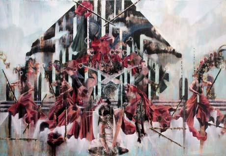 IRAS/300 II · IRAS/300 II - Painting by Michael Kunze