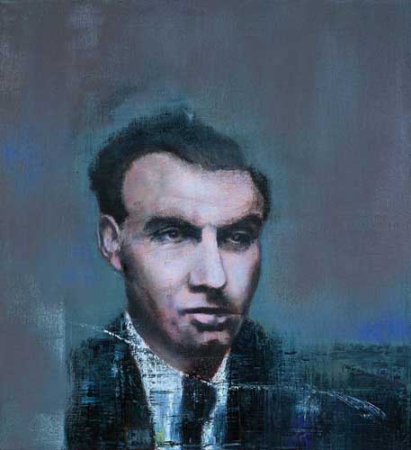 Louis-Ferdinand Celine - Painting by Michael Kunze