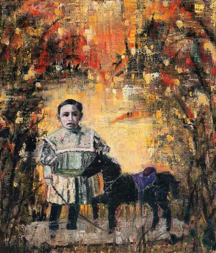 Ernst Jünger (1) - Painting by Michael Kunze