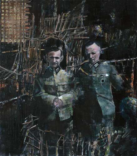 Ernst Jünger (3) - Painting by Michael Kunze