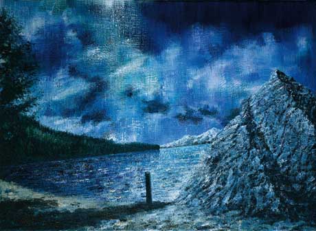 Friedrich Nietzsche (2) - Painting by Michael Kunze