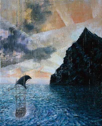 Friedrich Nietzsche (4) - Painting by Michael Kunze
